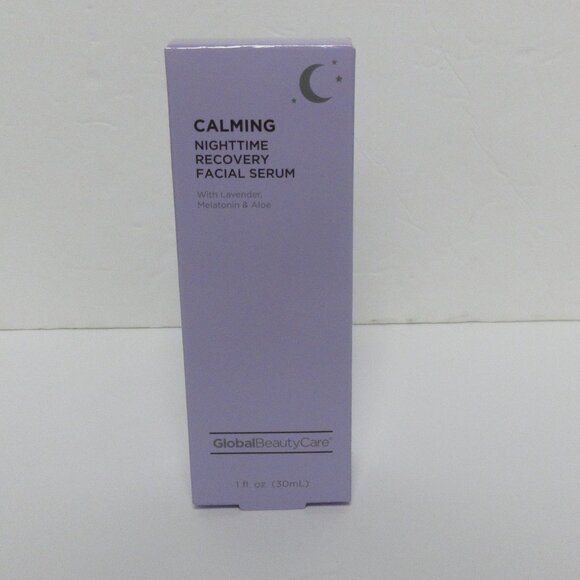 GLOBAL BEAUTY CARE Calming Nighttime Recovery Facial Serum~ 1 fl oz NEW Face - Picture 1 of 4